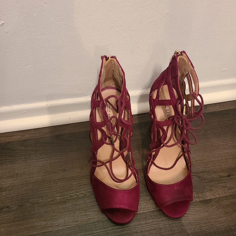 Burgundy High heels